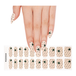 MeoMagic 14-246 Autocollants gels pour ongles - 20 pièces
