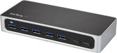 StarTech.com 7-Port USB-C Hub - 5x USB-A & 2x USB-C - Black/Silver