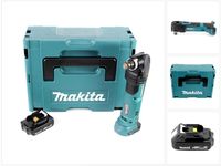 Makita DTM 51 18V Li-Ion snoerloos multifunctioneel gereedschap in Makpac + 1x BL 1815 N 18V - 1,5 Ah Li-Ion accu - zonder accessoires, zonder oplader