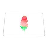 Questo Casa Rechthoekige muismat met digitale print, antislip onderkant, voor kantoor en thuis, 22 x 18 cm