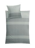 Kleine Wolke Beddengoed satijn COSY Grijs 155 x 220 cm en 80 x 80 cm