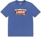 Levi's T-shirt à manches courtes Batwing Slice Blauw 12 ans garçon