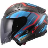 LS2 OF603 Infinity II C Urus Blauw Rood 06 Jethelm - Maat XS