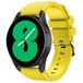 Samsung Galaxy Watch 4 - bracelet en silicone de 44 mm (jaune)
