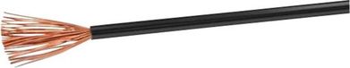 VOKA Kabelwerk H05VK1SW Geïsoleerde kabel H05V-K 1 x 1 mm² Zwart 100 m