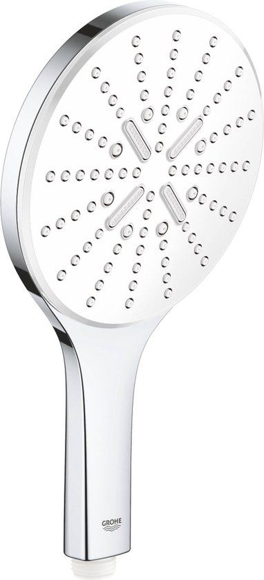 GROHE Rainshower SmartActive 150 Handdouche - 13 cm - 3 straalsoorten - Chroom/Moon White - 26554LS0