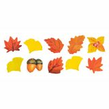 Colorations washi stickers herfstthema - 80 stuks decoratie rol.