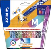 Pilot FriXion Ball - Rollerball Pennenset - 12 stuks - Meerkleurig