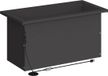 vidaXL - Plantenbak met LED - Zwart - 30 x 60 x 30 cm - Staal