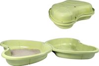 Smoby Life - Bac à sable papillon - Vert - Plastique - Inclus couvercle et fond - Dès 2 ans