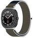 Wigento Samsung Galaxy Watch Ultra 47mm: Elastische sportband met klittenbandsluiting, gemaakt van nylon (model M6)