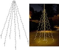 Pro Garden Vlaggenmast Verlichting - 800cm - 400 LED's - Warm Wit