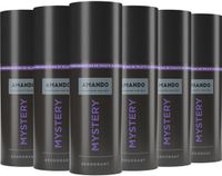 Amando Mystery Deodorant Spray - 6 x 150 ml - Voordeelverpakking