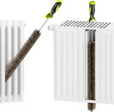 Bol Brosse de radiateur Brosse de nettoyage - Outil de nettoyage de tuyau flexible - 78 cm - Noir