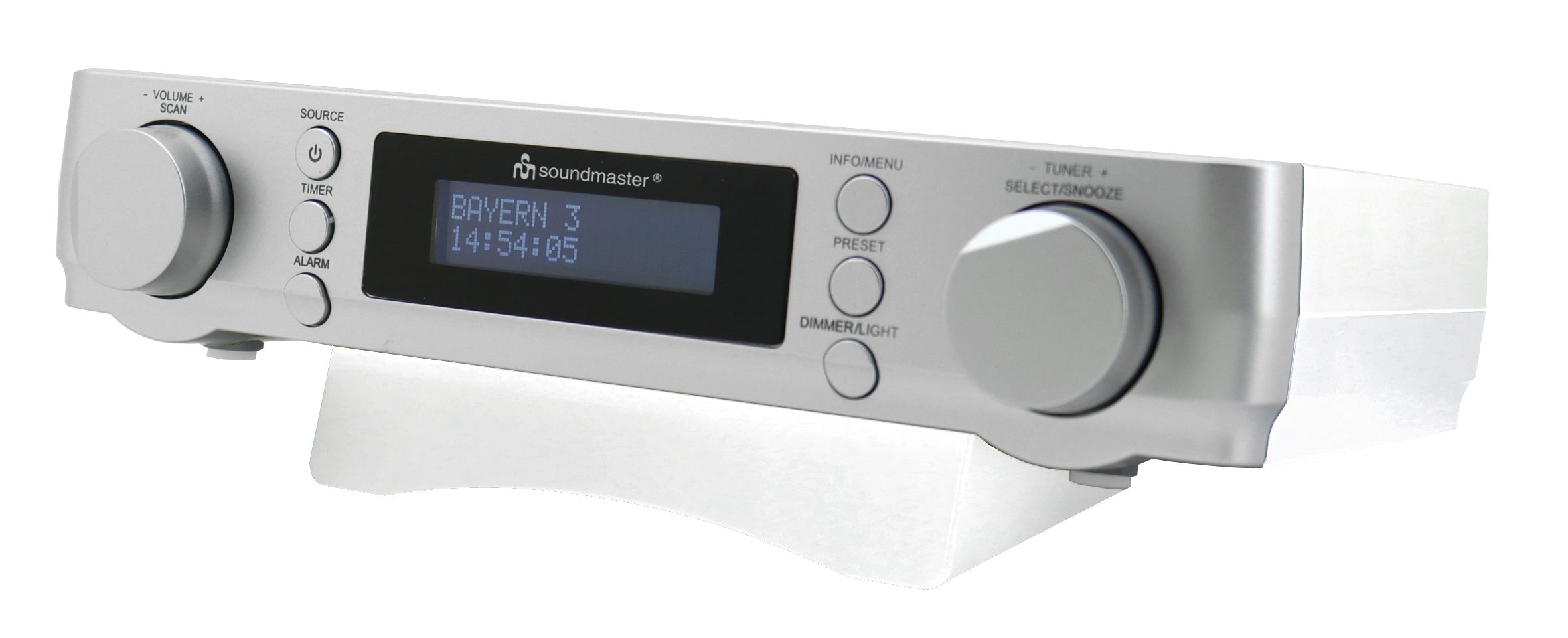 Soundmaster UR2022SI DAB+ Keukenradio - Zilver