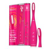 FOREO ISSA 4 oplaadbare 4-in-1 sonische elektrische tandenborstel - zachte tandenborstel, tandenbleekmiddel, verwisselbare kop 12 maanden, ultra-hygiënische reiniging, fuchsia