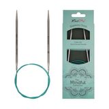 KnitPro 36119 Rondbreinaald Mindful 4,00 mm Engels, blauwgroen, 4 mm, 100 cm