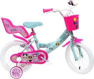 Denver Meisjesfiets 14 Inch Roze/Turquoise