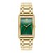 Olivia Burton Analoog kwartshorloge voor dames collectie Grove met roestvrijstalen armband, groen, armband