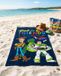 Aymax Serviette de plage 70 x 140 cm Polyester