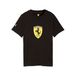PUMA Scuderia Ferrari T-shirt met gekleurd schild, Zwart, Maat 15-16Y