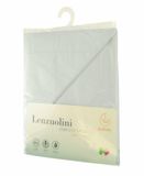 Italbaby 020.1010-05 3-delige beddengoedset van puur katoen, wit