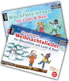 Blockflöte Artist Ahead Blockflöte lernen mit Lotti & Ben + Die schönsten Weihnachtslieder für Blockflöte im Set!