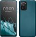 kwmobile telefoonhoesje geschikt voor Xiaomi Redmi Note 10 / Note 10S - Hoesje voor smartphone - Back cover in Metallic carabisch blauw
