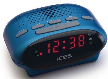 Ices Electronics Ices ICR-210 - Wekkerradio - Blauw