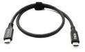 System-S USB4 50 cm kabel type C male naar stekker 40 Gbit/s 240 W USB 4.0 kabel adapter