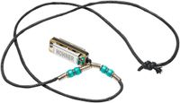 Hohner Mini Harmonica C met halsketting - lichtblauw