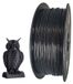 PLA filament marbre, 1,75 mm, 1 kg, noir, aspect pierre