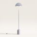 LUSENZ - Avela lampadaire 150 cm blanc métal