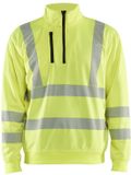 Blåkläder High Vis Sweatshirt halve rits 3564-2538 - High Vis Geel - XL