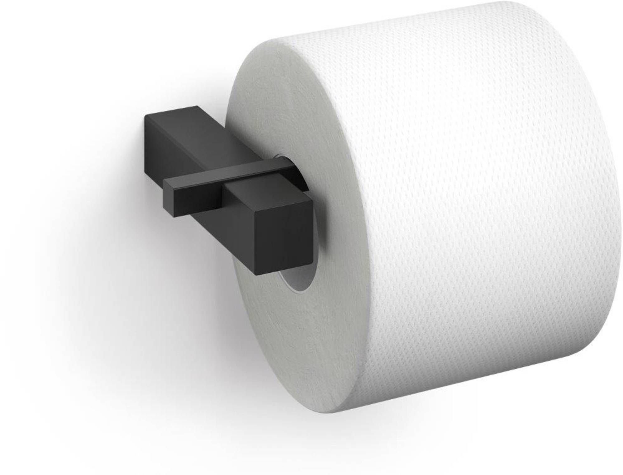 ZACK Carvo Toiletrolhouder 16,5x10x2,6 cm Zwart
