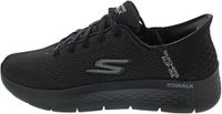 Skechers Slip-Ins: GO WALK Flex - New World 216505-BBK Mannen Zwart Sneakers maat 43,5