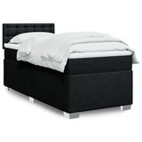Maison Exclusive - Boxspringbed met matras, noir, 80 x 200 cm, textile