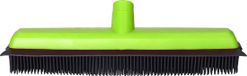 Buemag Bezem - rubber - lime - bezemkop - kappers bezem - schroefdraad - wisser lip - 35 cm