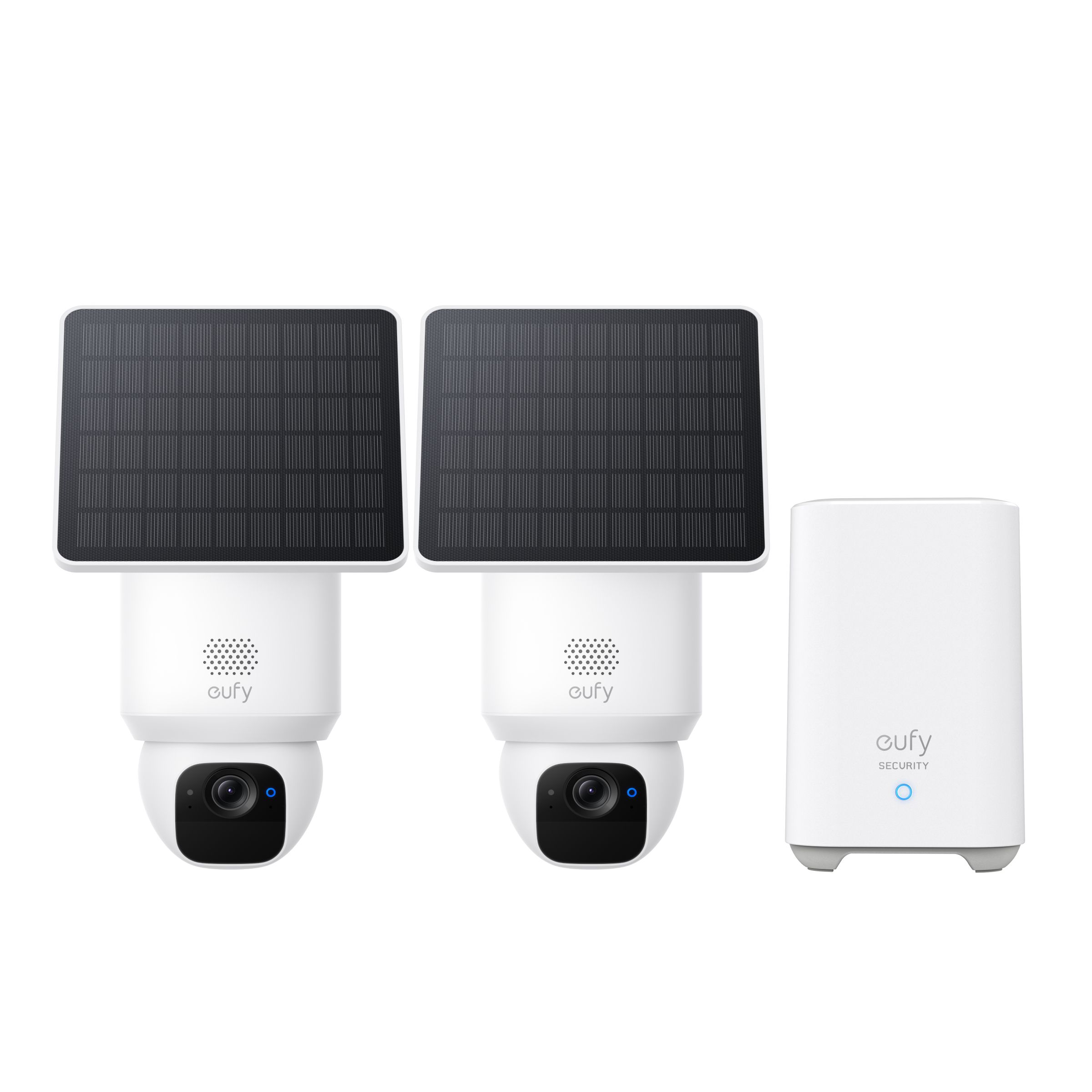 eufy Security SoloCam E30 2-Cam Kit - Outdoor Security Camera Set - 2K, 360° Pan & Tilt, Solar Powered, No Fees