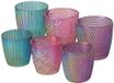 Boltze Home windlicht set decoratie multicolor karton 2-delig.