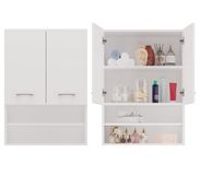 Topeshop POLA MINI DK BIEL Opbergkast voor de badkamer Wit