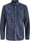Jack & Jones Jjesheridan Shirt L/S Noos Dark Denim XS