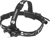 TOOLCRAFT TO-7838472 Hoofdlamp SMD LED werkt op een accu 1000 lm 5.5 h