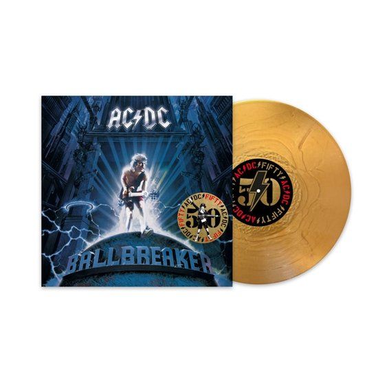 AC/DC - Ballbreaker (50th Anniversary Gold Vinyl) - LP - Stereo
