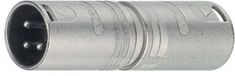 Neutrik NA3MM adapter XLR male op XLR male