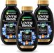 Garnier Loving Blends Shampoo Charbon Magnétique - Cuir Chevelu Gras & Pointes Sèches - 300 ml - Pack Économique - 3 pièces
