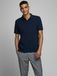 Jack & Jones JJEBASIC POLO SS NOOS Polo pour homme - Bleu - Taille L - Coton