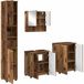Maison Exclusive - Ensemble de meubles de salle de bain, 4 pièces, bois de récupération, 61 x 35 x 64 cm