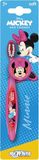 Disney Minnie Mouse kleine tanden bleken tandenborstel voor kinderen met beschermkap, zachte haren, antislip handvat voor kinderen van 3-12 jaar oud | BPA-vrije en niet-giftige handmatige