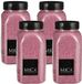 Mica Decorations decoratie zand - 4x - 650ml - roze